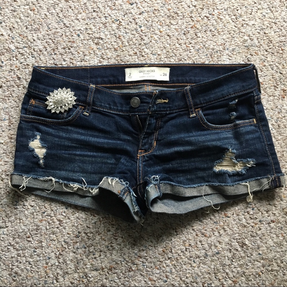 🌸Dark denim jean shorts🌸